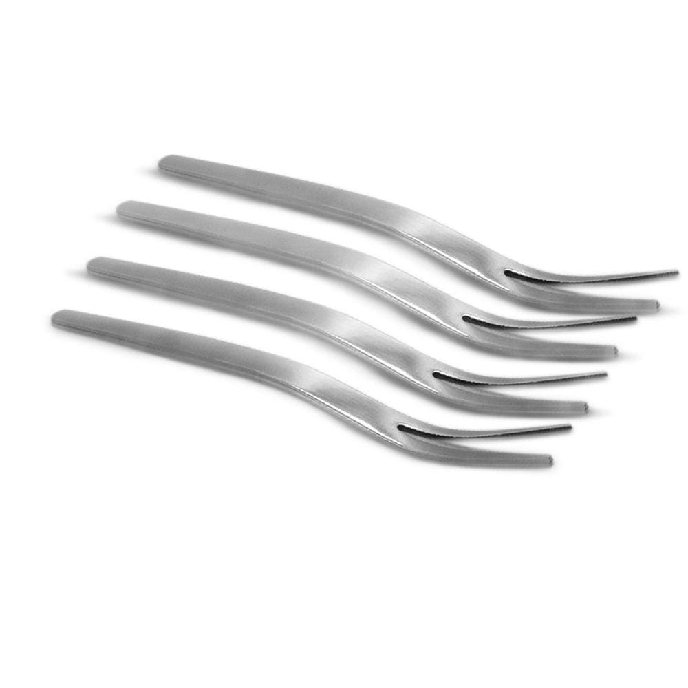 Jogo de Garfos Para Petiscos Inox - 4 peças - Mimo Style