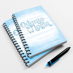 Caderno Universitário 96fls Profissão Luxo Odontologia Mod 2