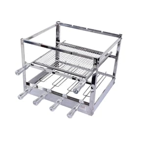 Suporte de Inox para Churrasqueira 50x50