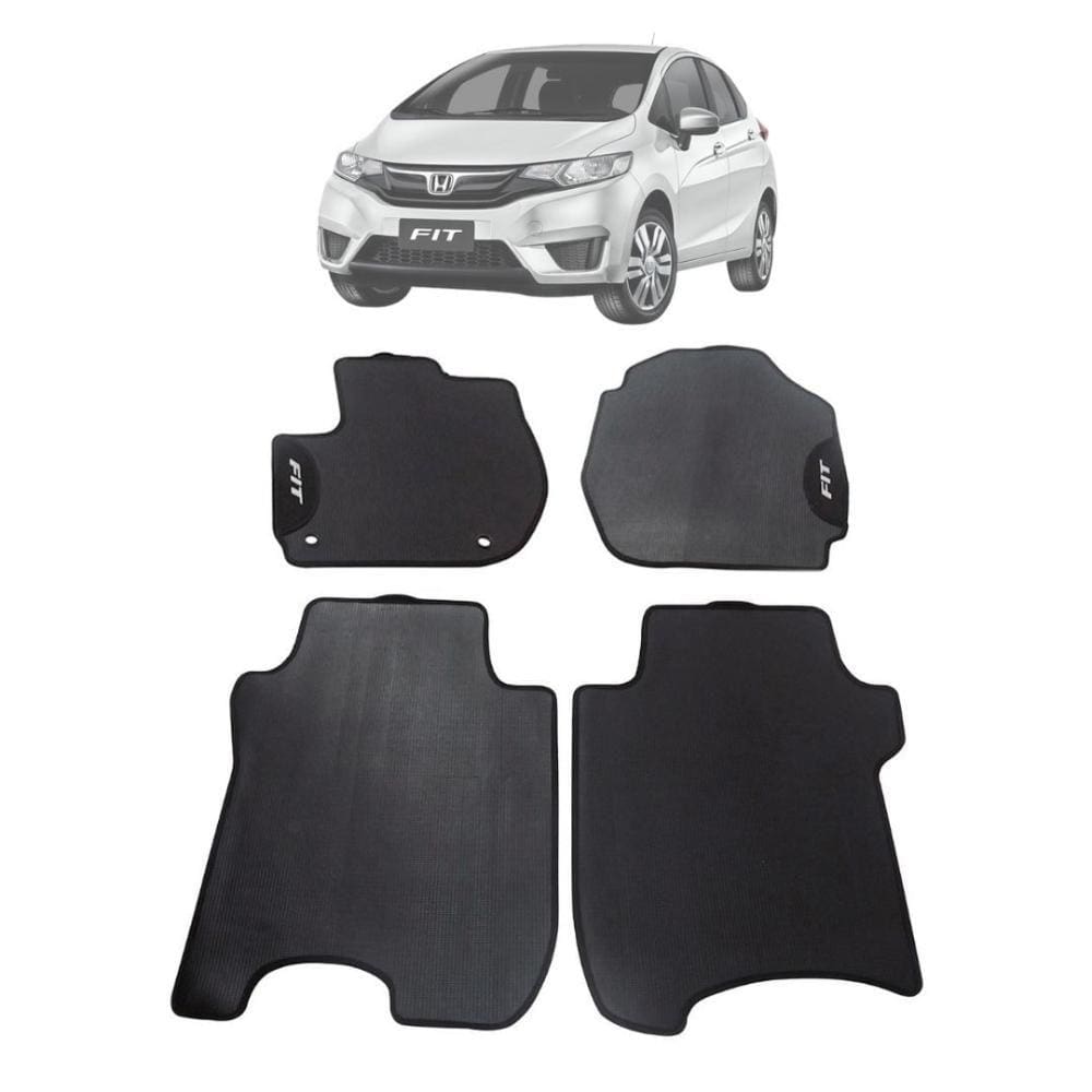Jogo de Tapetes Automotivos Golden BRB Honda Fit 2015 diante