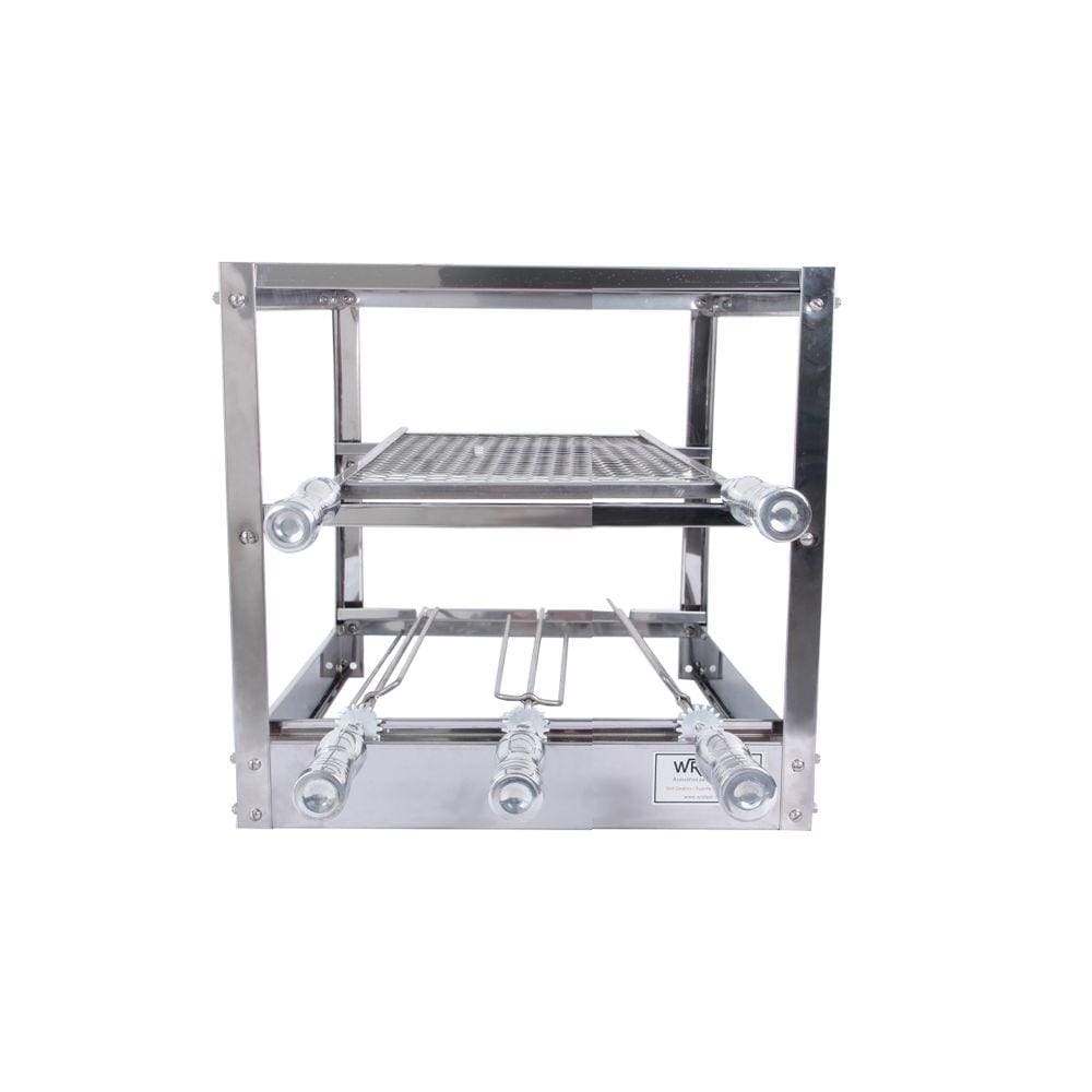 Suporte de Inox para Churrasqueira 45x50