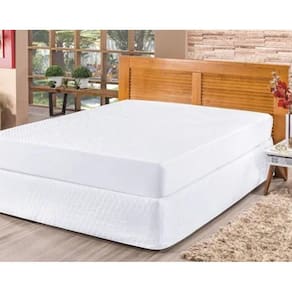 Capa Colchão Impermeável Solteiro King Cama De Viúva Branca