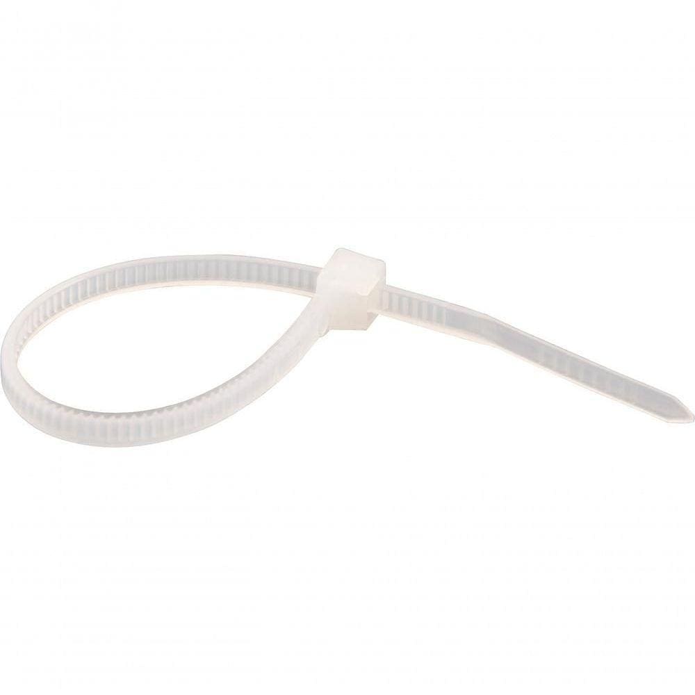 Abraçadeira De Nylon 280x4,8mm Branca Com 100 Peças - Nove54