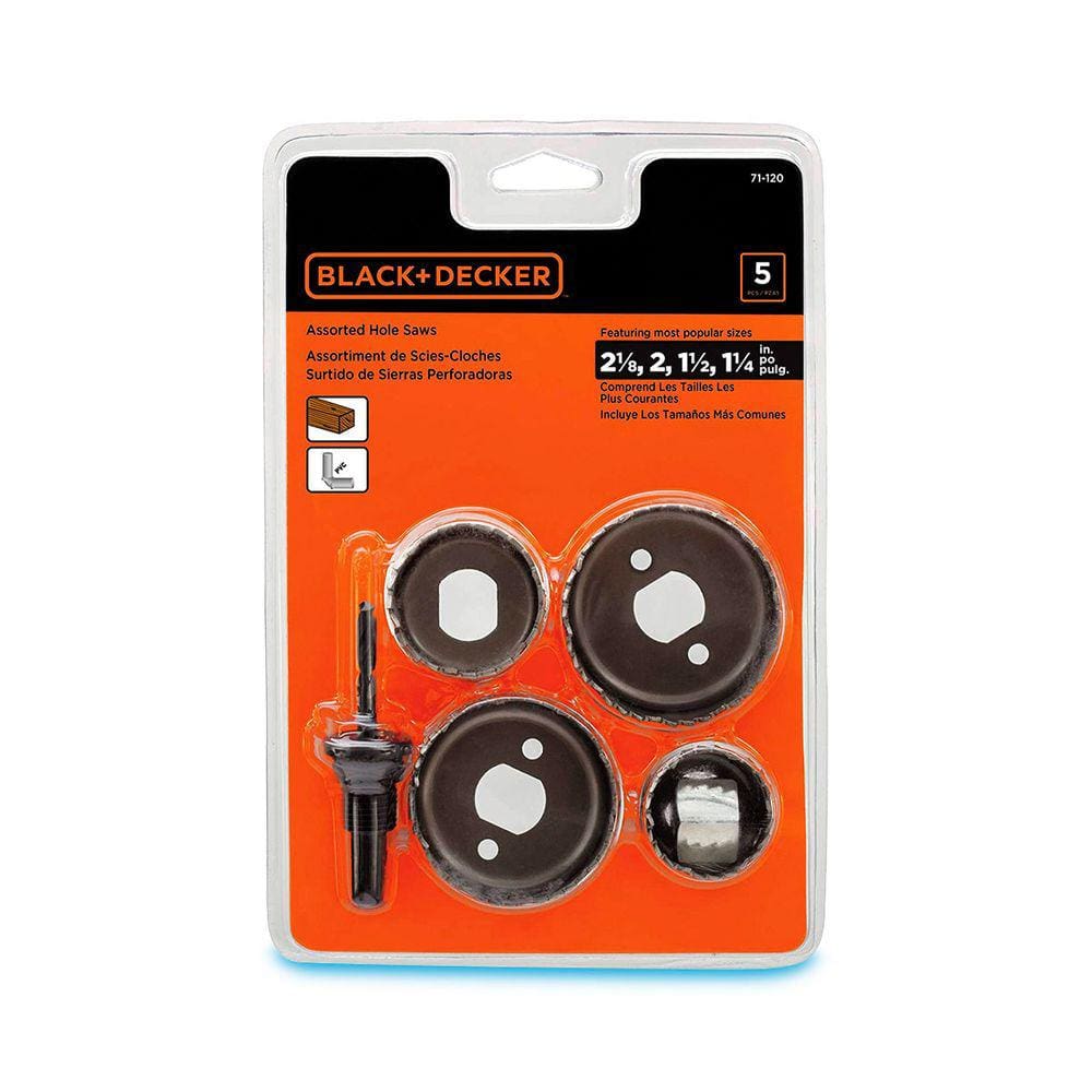 Jogo De Serra Copo Com 5 Peças Black&Decker