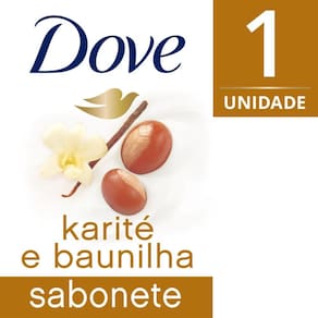 Sabonte em Barra Dove Karité e Baunilha 90g