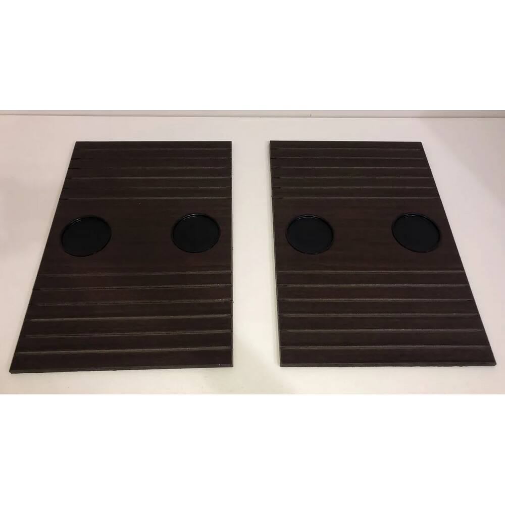 Kit 2 Esteira Suporte Porta Copo para Sofá - Tabaco