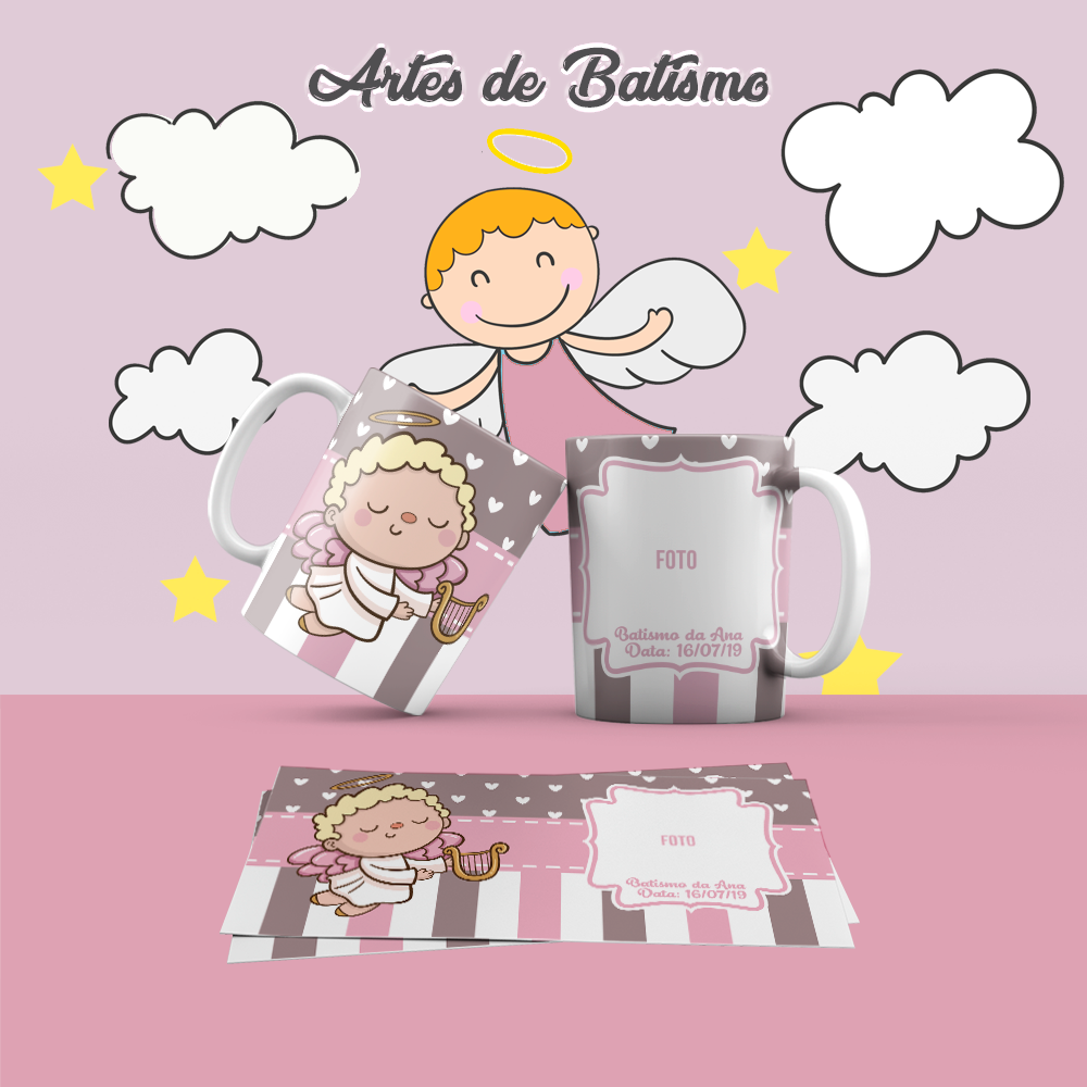 Caneca Personalizada Batizado 15