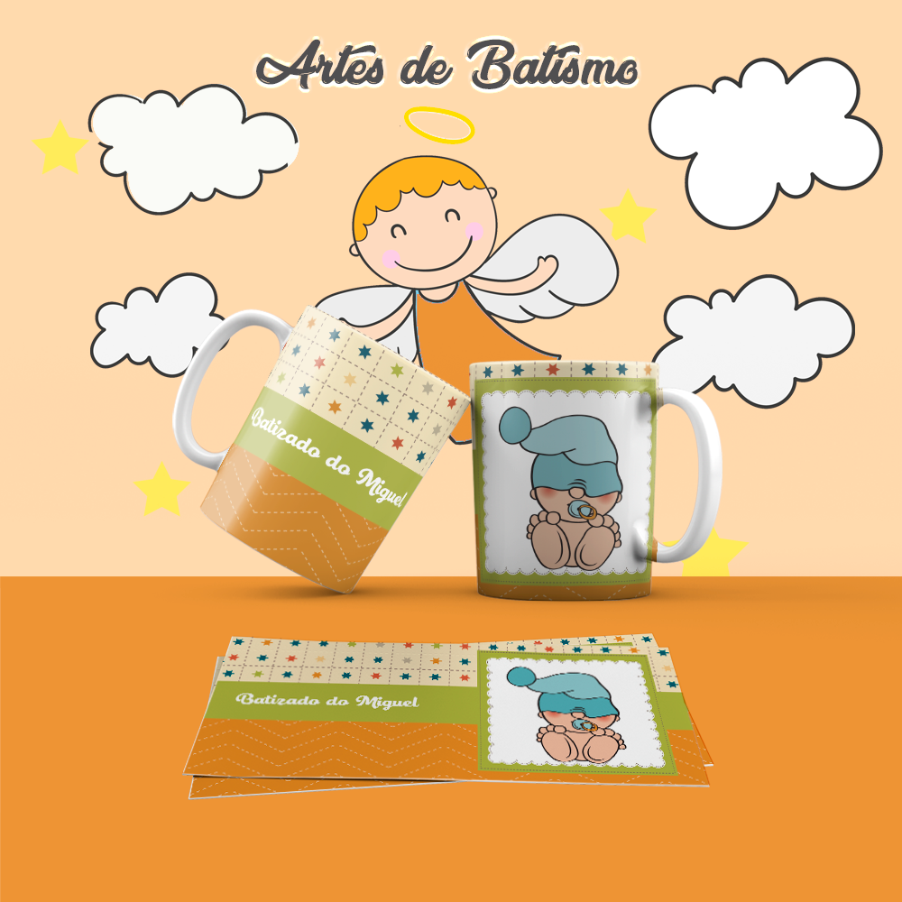 Caneca Personalizada Batizado 13