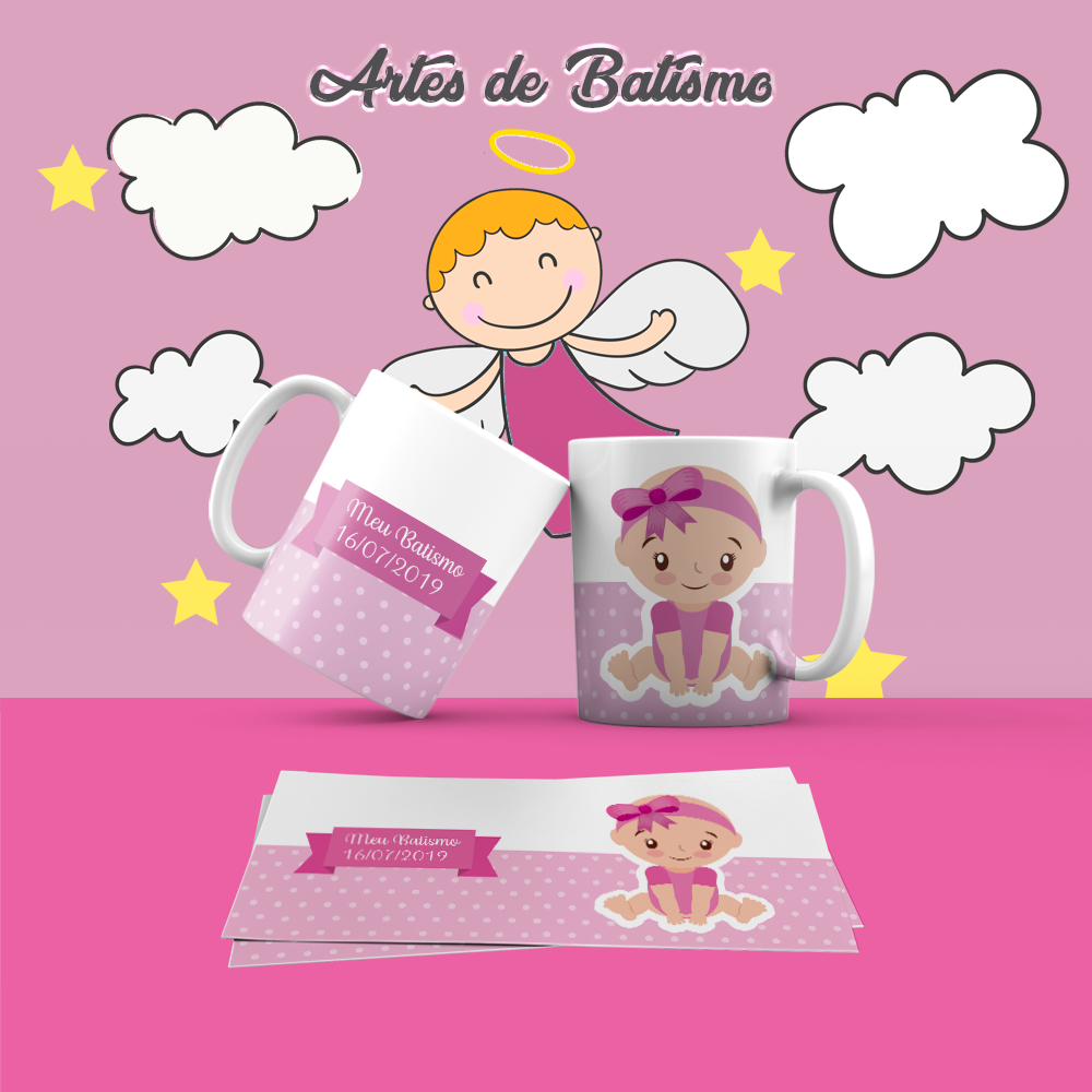 Caneca Personalizada Batizado 10