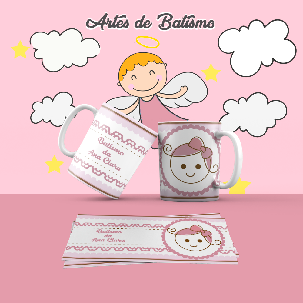 Caneca Personalizada Batizado 12