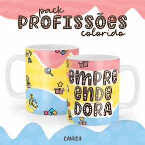 Caneca Cerâmica Color Profissão Empreededora