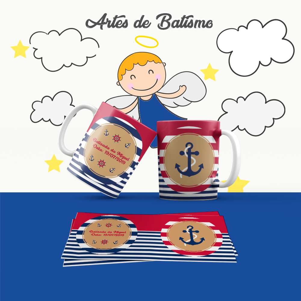 Caneca Personalizada Batizado 20