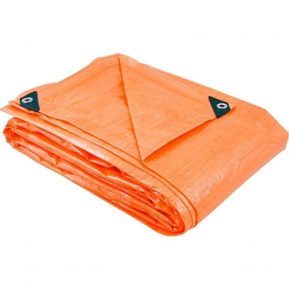 Lona Polietileno 12X10M Laranja 150 Micras Média - Vonder