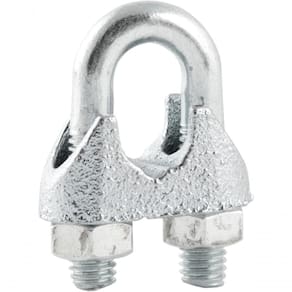 Clips P/ Cabo De Aço 3/8``9,53 Mm Cartela C/ 5 Peças Vonder