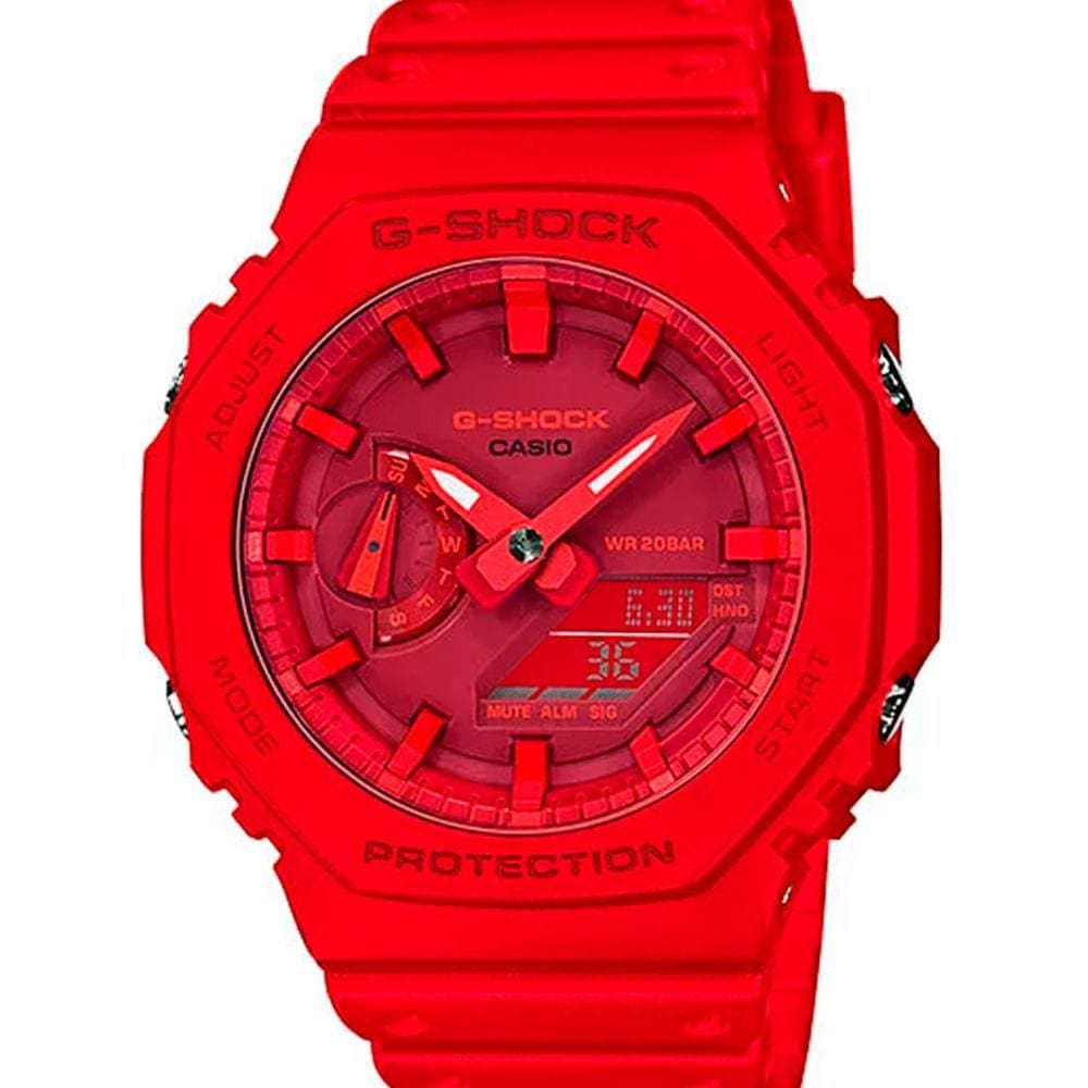 Relógio Masculino Casio Vermelho - GA-2100-4ADR