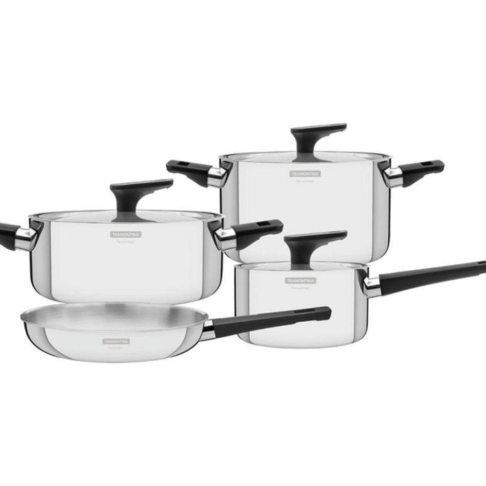 Jogo De Panelas Grano Baquelite Tramontina 4 Peças