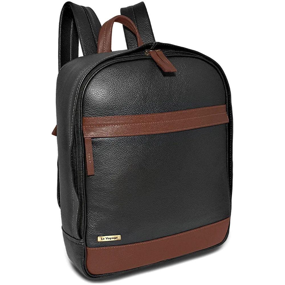 Mochila Executiva Masculina De Couro Le Voyage Para Notebook