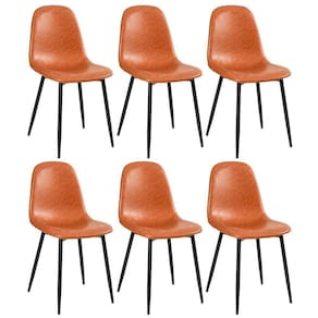 Kit - 6 X Cadeiras Estofadas Montana - Caramelo