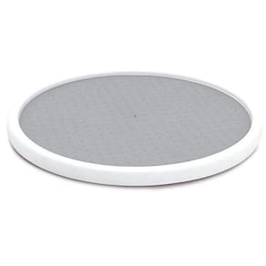 Organizador Giratório Branco Redondo 25 cm - Mimo Style - SF1868