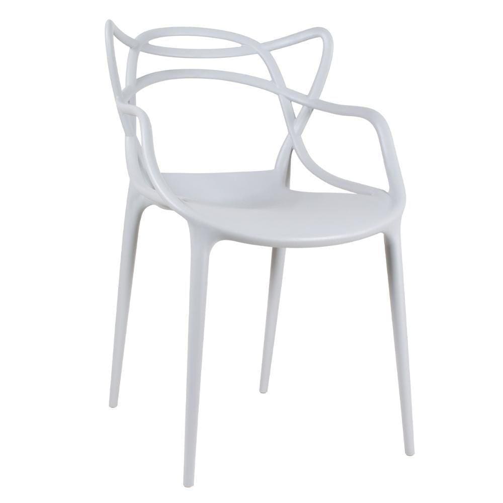 Cadeira Masters Allegra - Cinza Claro