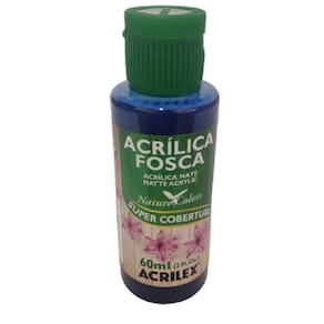 Tinta Acrílica Fosca Azul Marinho- 544 - Acrilex - 60Ml