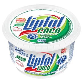 Sabão Em Pasta Para Lava Louças Liptol Coco - Kit Com 6 Un