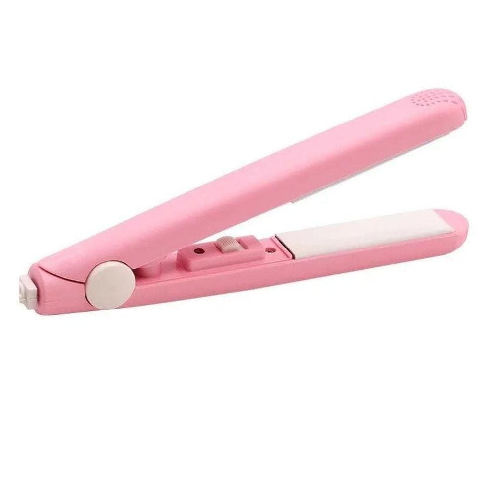 Mini Prancha De Cabelo Portátil Compacta Bivolt