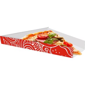 Caixinha Embalagem para Fatia de Pizza 100un Vermelho