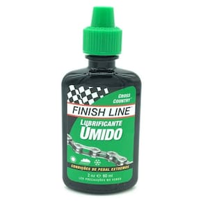 Óleo Lubrificante De Corrente Finish Line Wet Úmido 60Ml