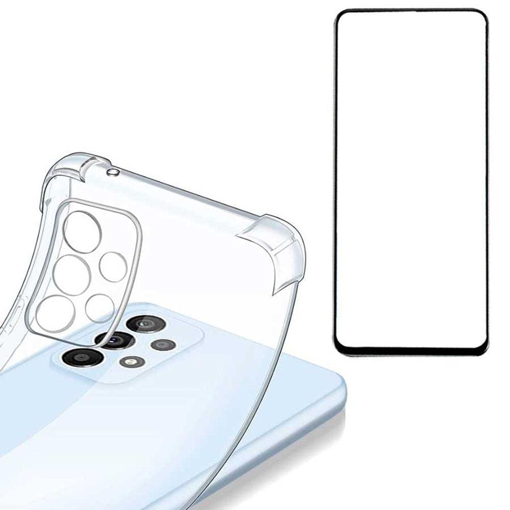 Capinha Anti Quedas + Película 5D Cerâmica Compatível com Galaxy A23 5G