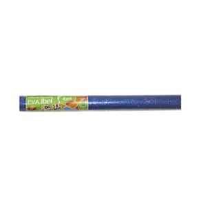 Placa E.V.a Ibel Gliter Rolo Azul 40x48x2cm