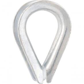 Anilha P/ Cabo Aço 1/8" Leve Galv C/ 2 Pç Cart Vonder