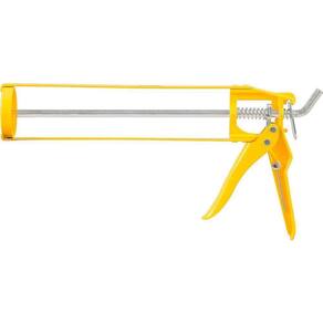 Aplicador Para Silicone Amarelo Metálico - Vonder