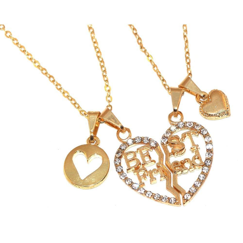 Colar Cordão Eternas Amigas Pra Sempre Best Friends Folheado
