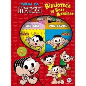 Box 6 Livros Biblioteca De Boas Maneiras - Turma Da Mônica