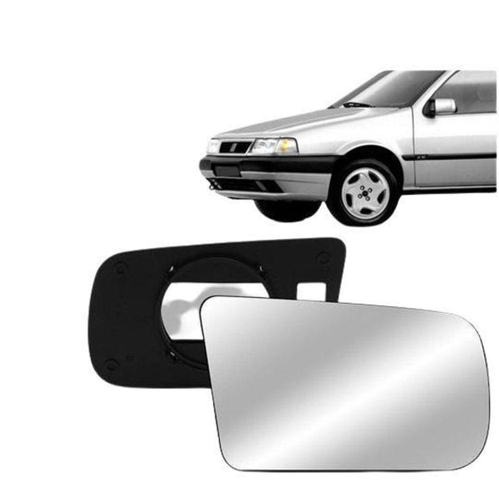 Lente Retrovisor Com Base Fiat Tempra 92/  Lado Esquerdo