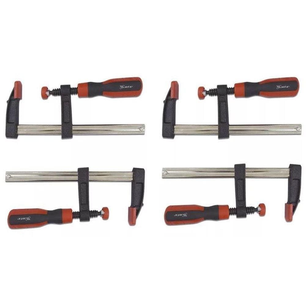 Kit 4 Grampos 150X50X210Mm Para Carpinteiro Sargento150Mm