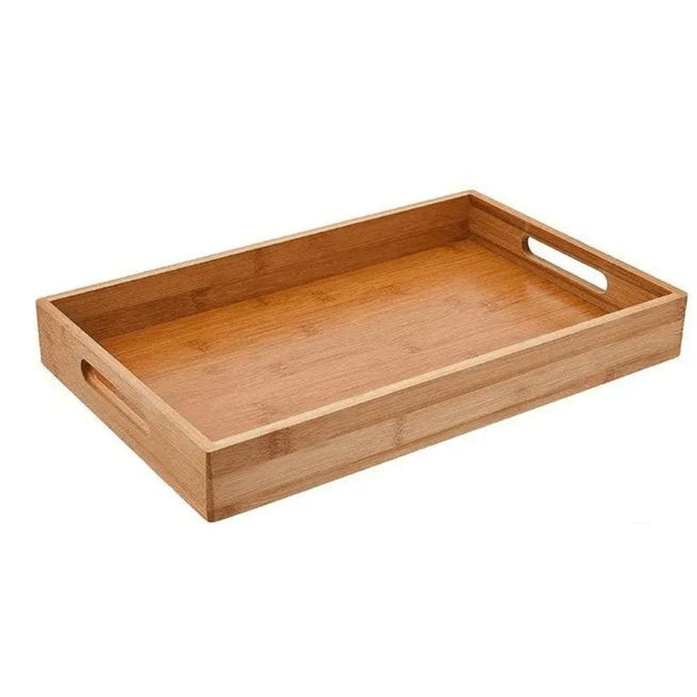 Bandeja Retangular Ecokitchen Bambu 40 cm - Mimo Style - BM1315