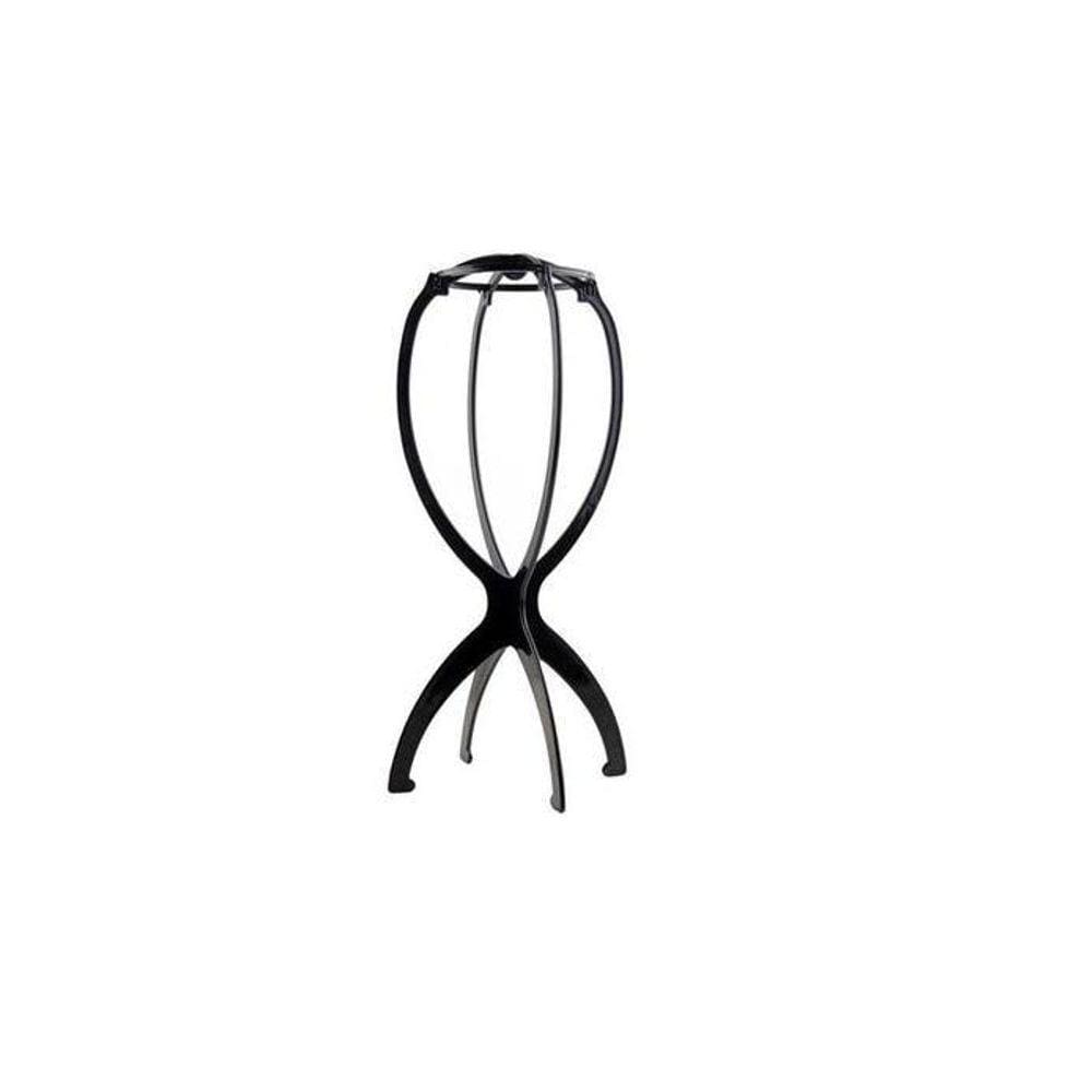 Suporte Preto De Plástico Para Peruca