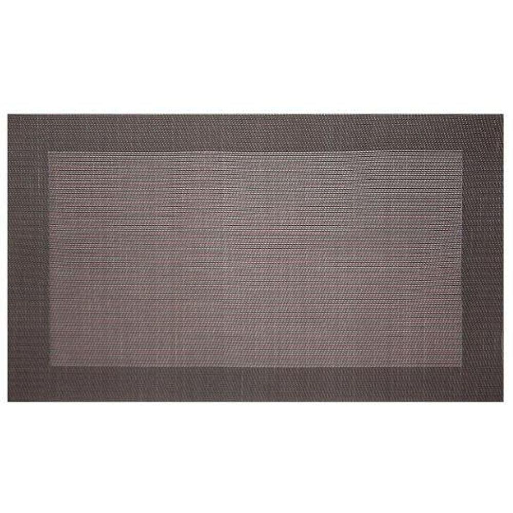 Jogo  Americano 6 Peças Retangular Classic Marrom JA13231M