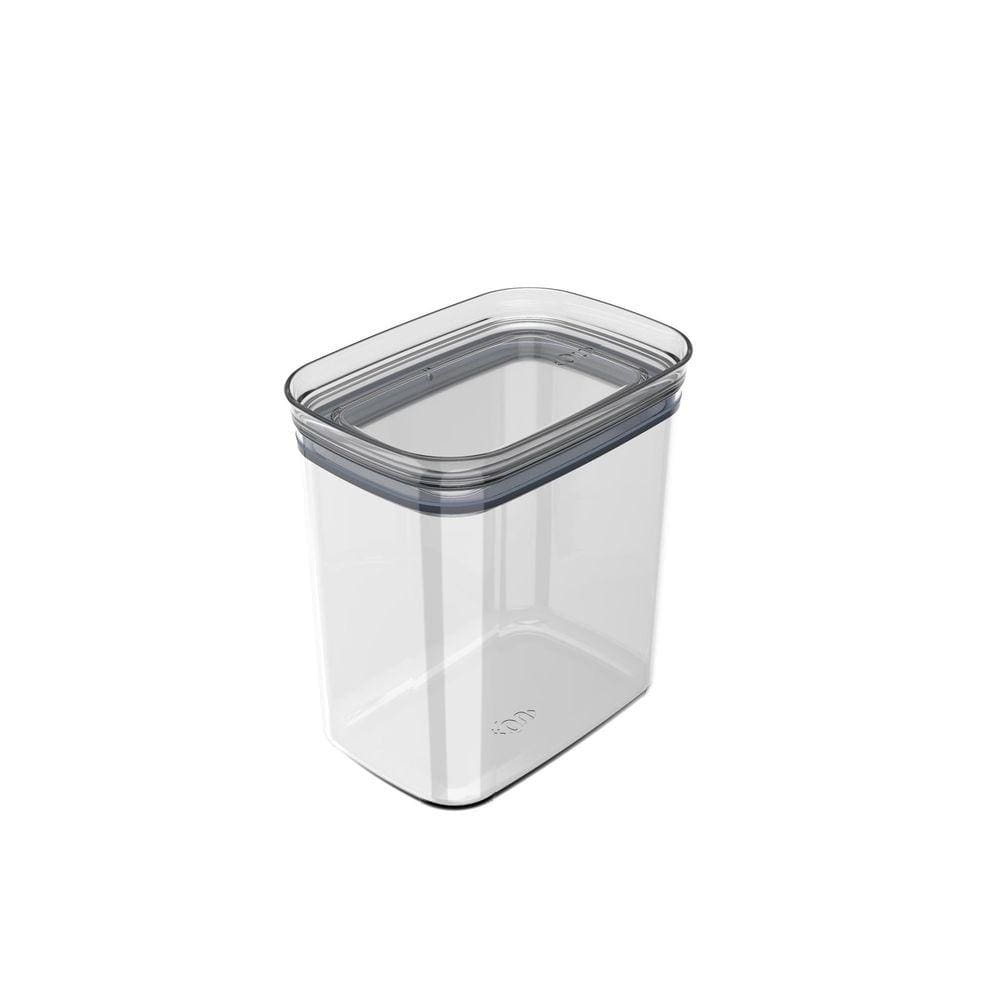 Pote Organizador Hermético Retangular Block 1,5L Natural
