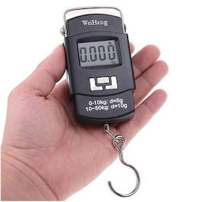 Balança Portátil Digital Gancho Até 50Kg - Pesca Cozinha