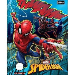 Caderno Brochura Caligrafia Spider - Man 40 Folhas