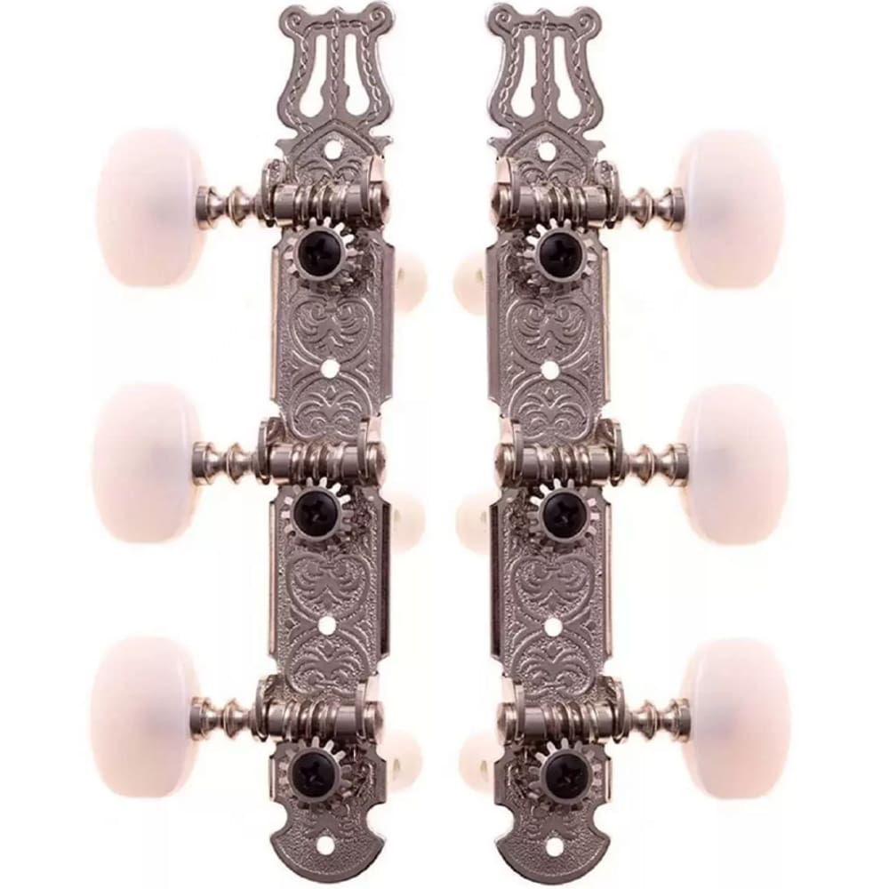 Tarraxa Violao Rozini Ra214npg Violao P.Grosso Nylon Cromado B. Claro