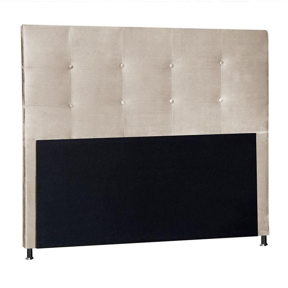 Cabeceira Solteiro 0,90m Berlim Suede Bege