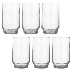 Copo Vidro 300ml Lights Suco Agua Glamour Luxo Nadir - 6 Un