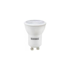 Kit 10 Lâmpadas Led Taschibra TDL 20 Mini Dicroica MR11 3,5W GU10 Bivolt 2700K Luz Amarela