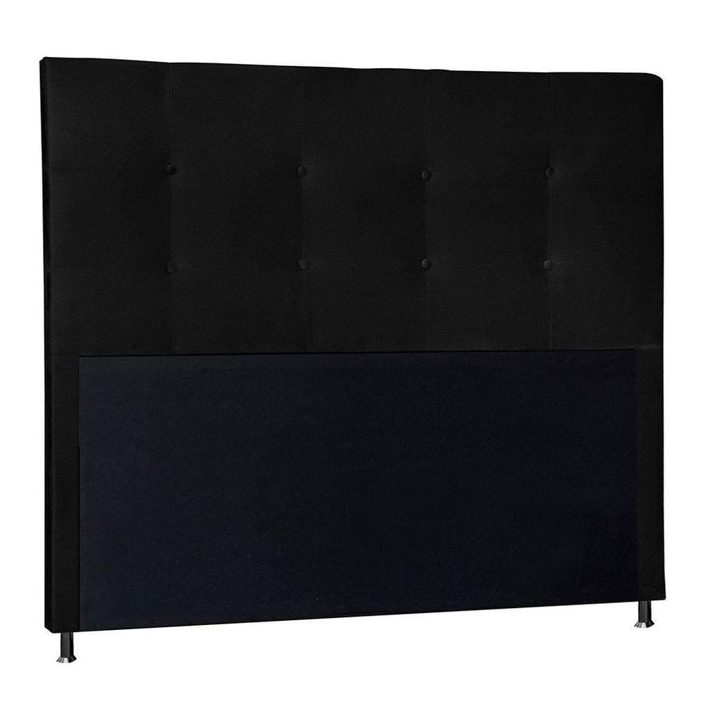 Cabeceira Queen 1,60m Berlim Corano Preto