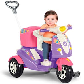 Moto Uno Passeio E Pedal Com Som Calesita Ref:1036 12 Meses +