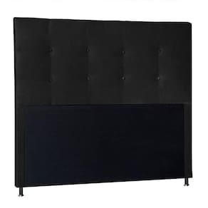 Cabeceira Solteiro 0,90m Berlim Suede Preto